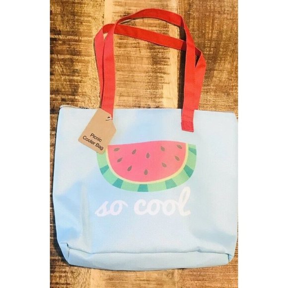 Unbranded Other - Watermelon Insulated Soft Sided Lunch Bag Picnic Cooler Summer 9x12 New
